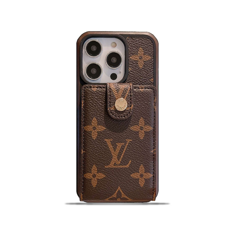 Monogram iPhone Case With Wallet And Card Holder