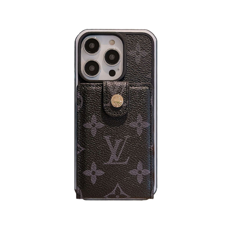 Monogram iPhone Case With Wallet And Card Holder