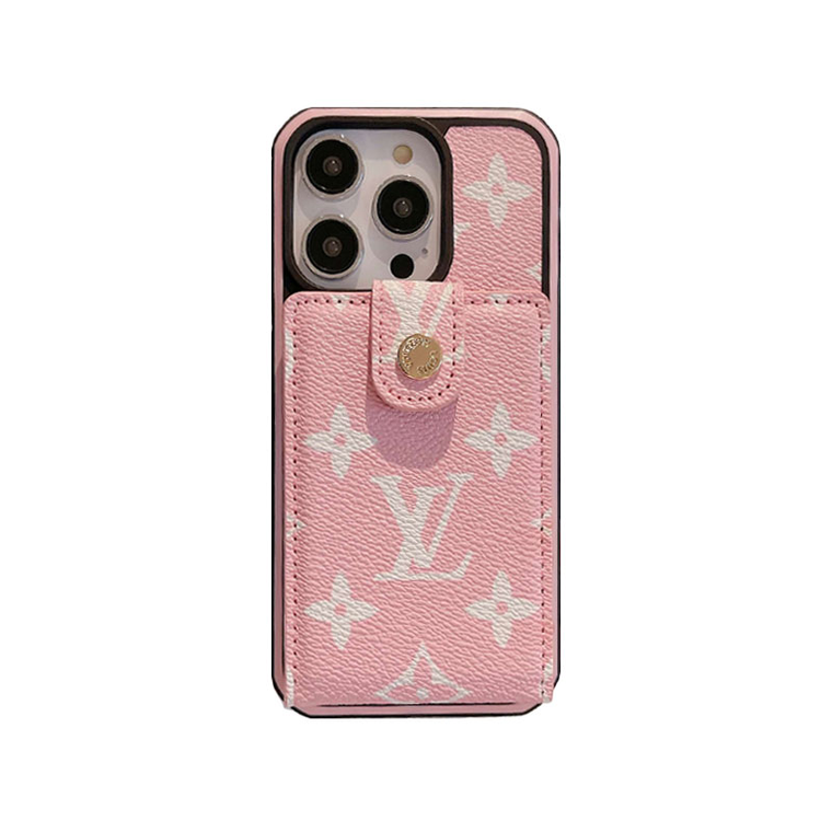 Monogram iPhone Case With Wallet And Card Holder