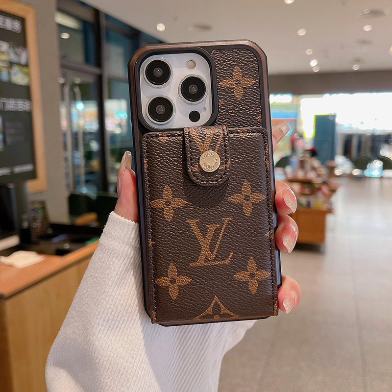 Monogram iPhone Case With Wallet And Card Holder