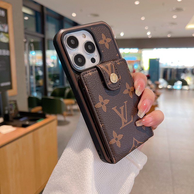 Monogram iPhone Case With Wallet And Card Holder