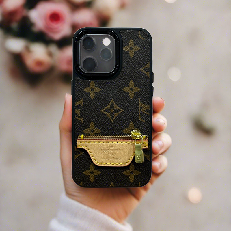 Monogram Vintage Leather iPhone  Case