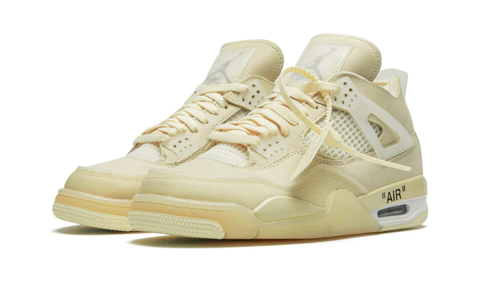 Air Jordan 4 x (WMNS) Off-White SP 'Sail'