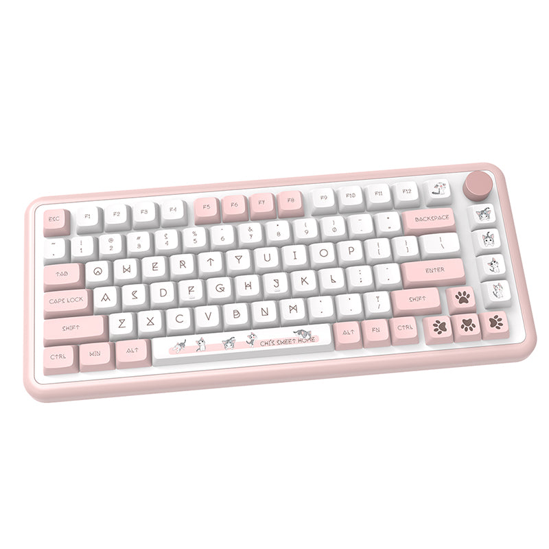 Cheaser Cat 140 Key XDA Profile Dye Sub PBT Anime Keycaps Set