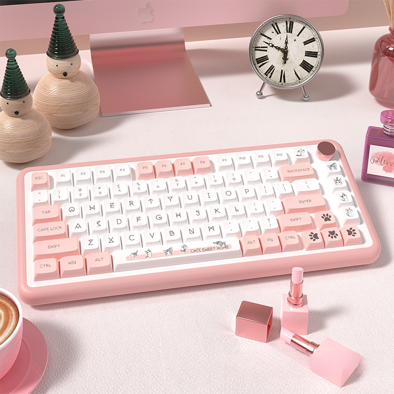 Cheaser Cat 140 Key XDA Profile Dye Sub PBT Anime Keycaps Set