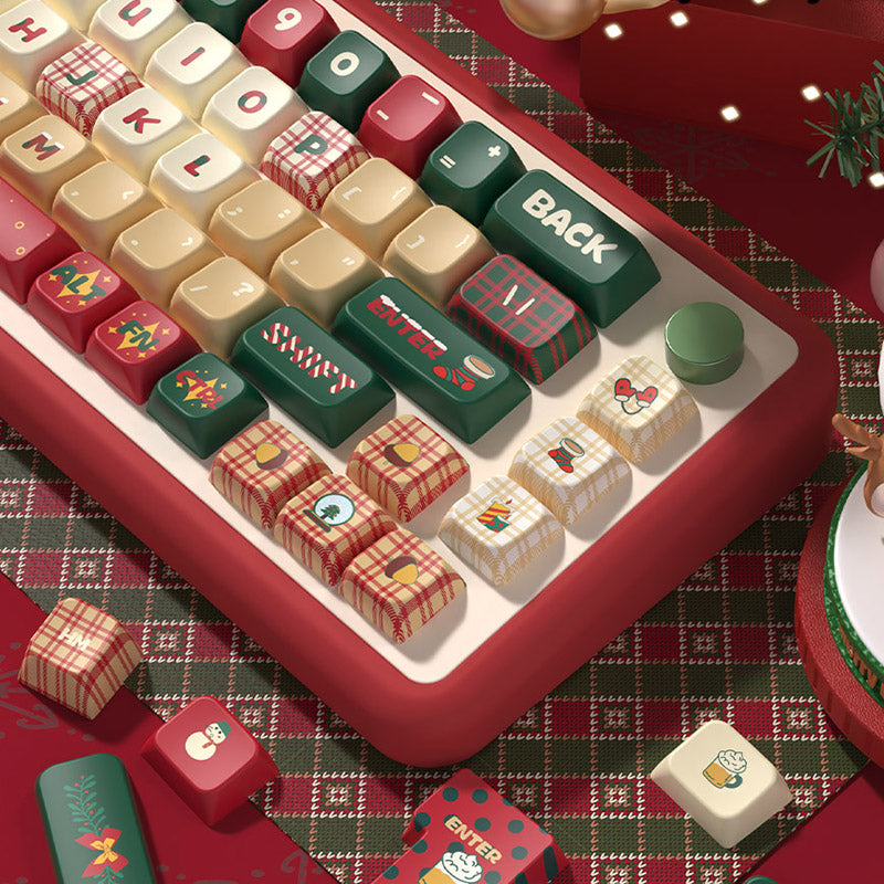 Christmas MDA Profile Dye Sub PBT Keycap Set