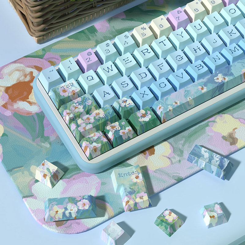 Daisy Cherry Profile  Dye Sub PBT Keycap Set