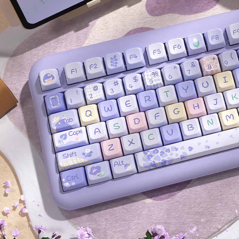 Flower Girl MDA Profile Dye Sub PBT Keycap Set