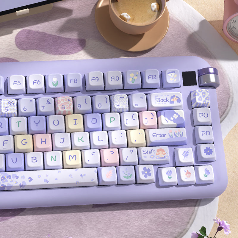Flower Girl MDA Profile Dye Sub PBT Keycap Set