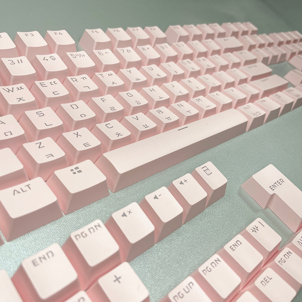 Korean Pink Keycaps