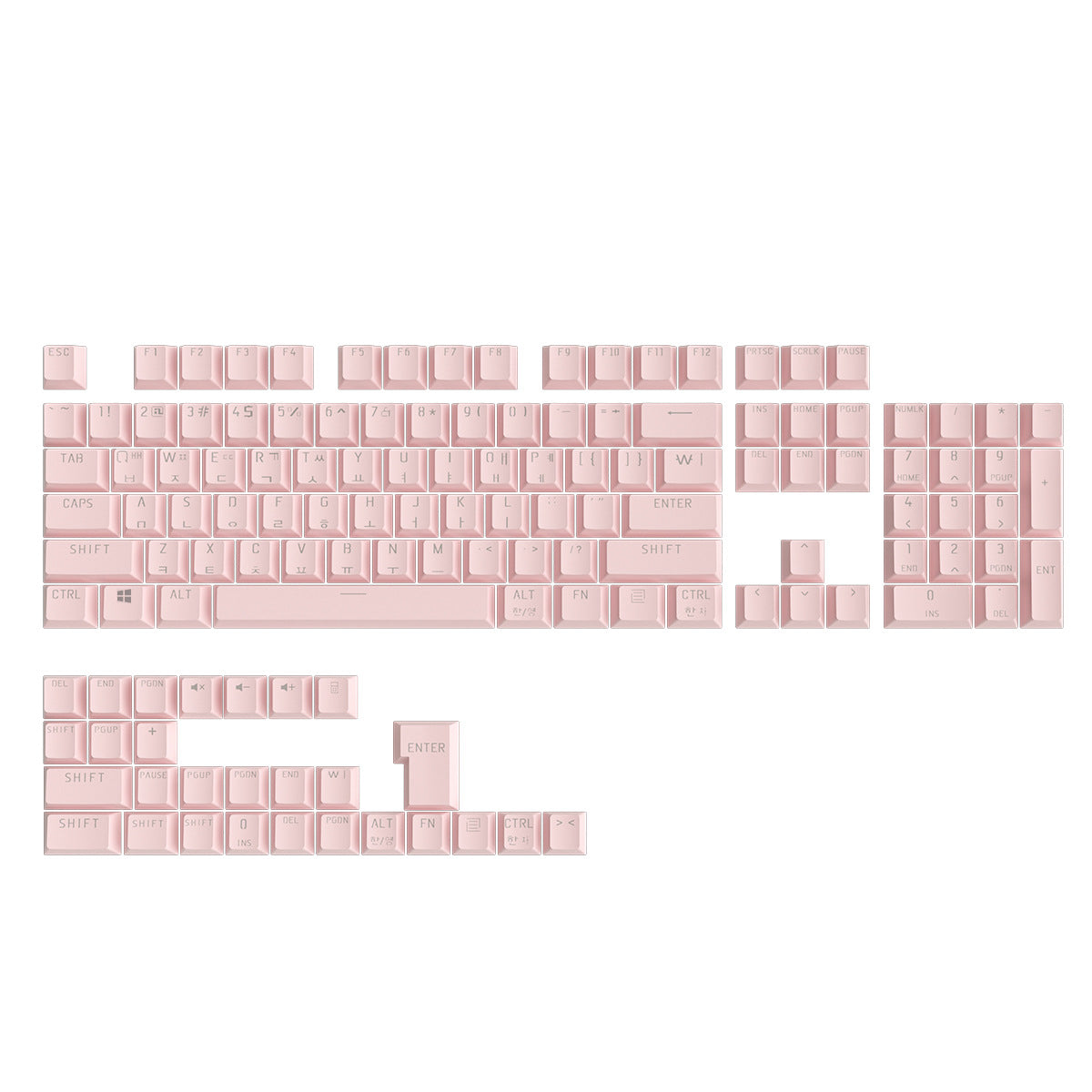 Korean Pink Keycaps