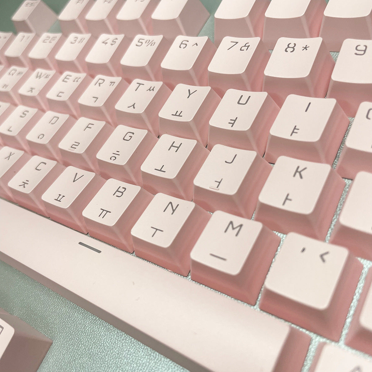Korean Pink Keycaps