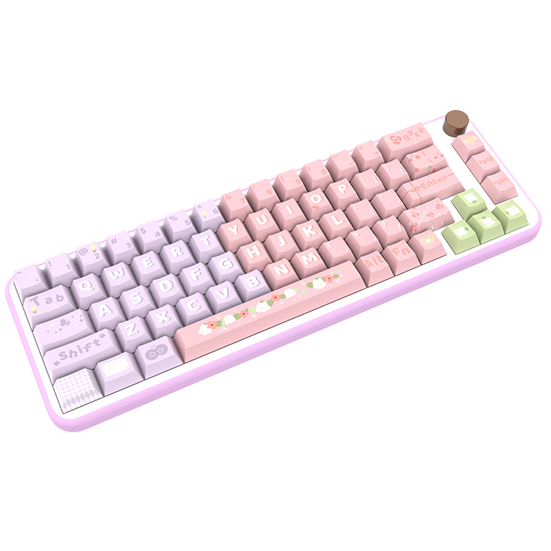 Lily Cherry Profile Dye Sub PBT Keycap Set