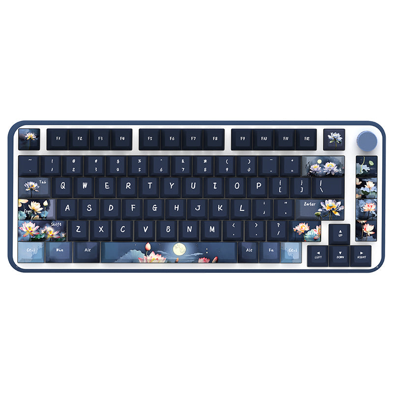Lotus Pond Cherry Profile Dye Sub PBT Keycap Set