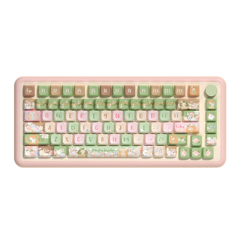 Mussia Garden MDA Profile Dye Sub PBT Keycap Set