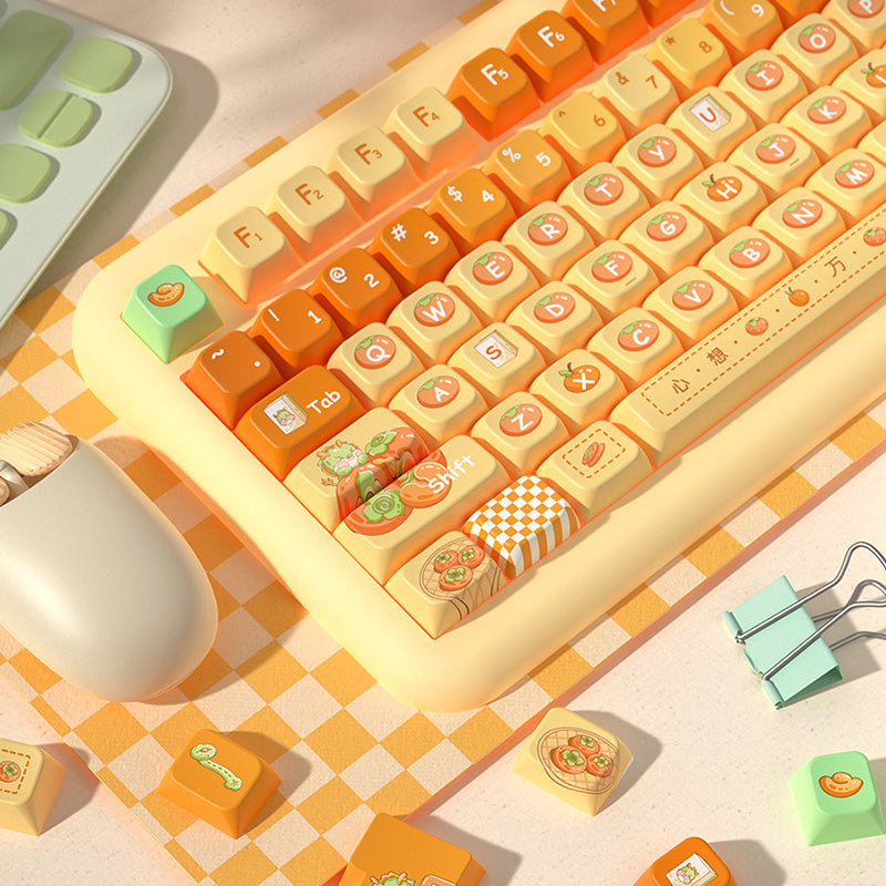 Orange MDA Profile Dye Sub PBT Keycap Set