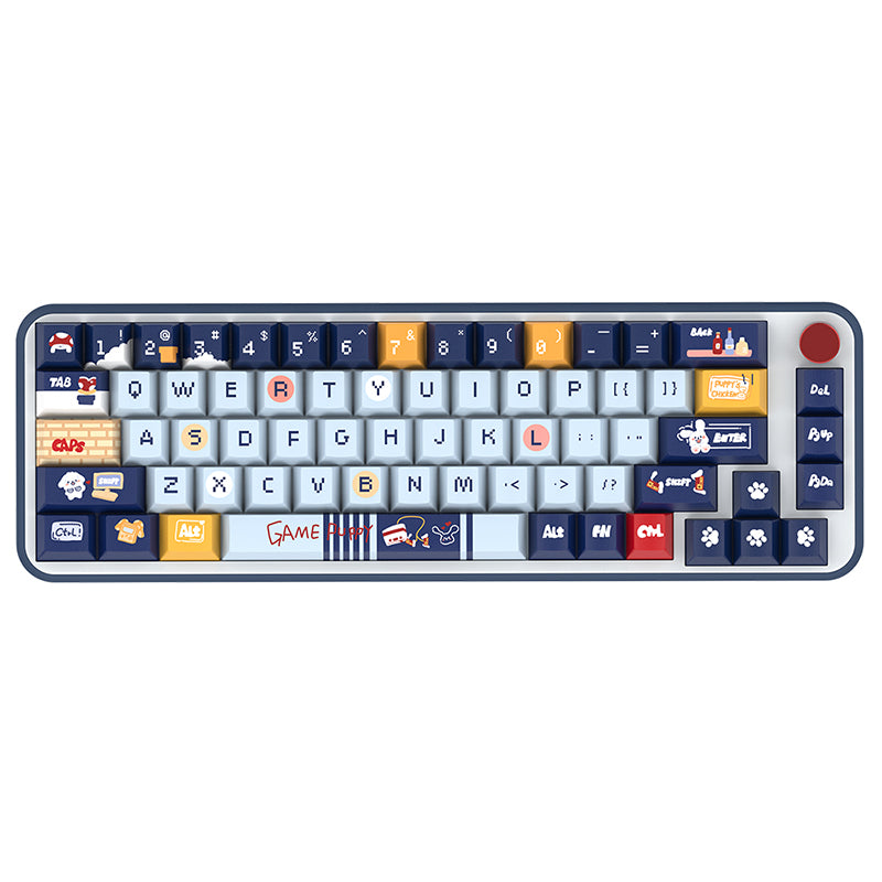 Play Puppies Cherry Profile Dye Sub PBT Anime Keycaps Set