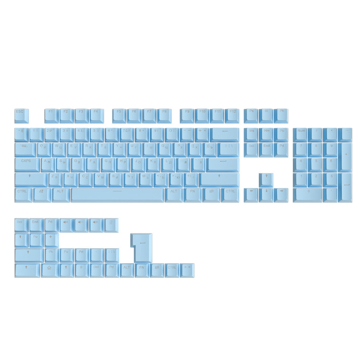 Russian Blue Keycaps