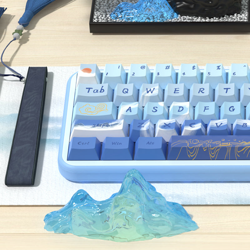 Scenic Lakes Mountain Cherry Profile Dye Sub PBT Keycap Set