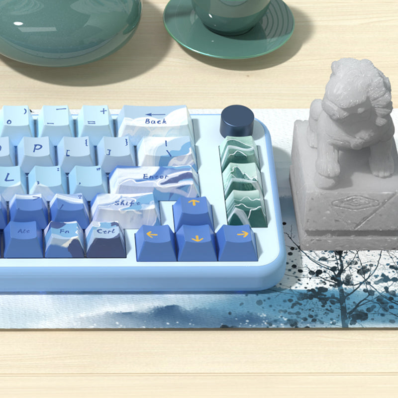 Scenic Lakes Mountain Cherry Profile Dye Sub PBT Keycap Set
