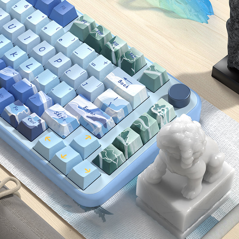 Scenic Lakes Mountain Cherry Profile Dye Sub PBT Keycap Set