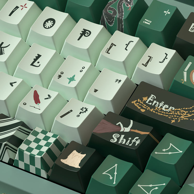 Slytherin Cherry Profile Dye Sub PBT Keycap Set