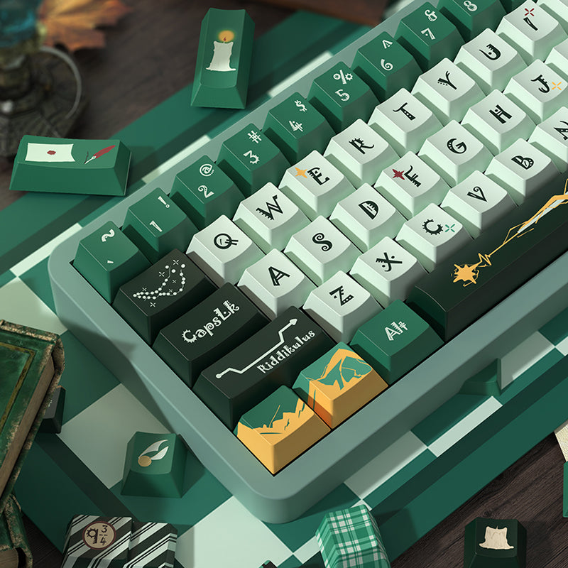 Slytherin Cherry Profile Dye Sub PBT Keycap Set
