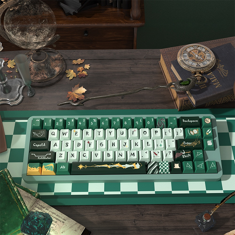 Slytherin Cherry Profile Dye Sub PBT Keycap Set