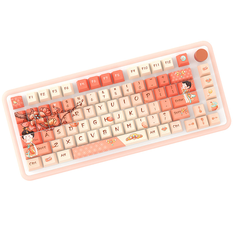 Tang Dynasty Beauty Cherry Profile Dye Sub PBT Keycap Set