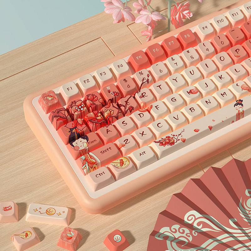Tang Dynasty Beauty MDA Profile Dye Sub PBT Keycap Set