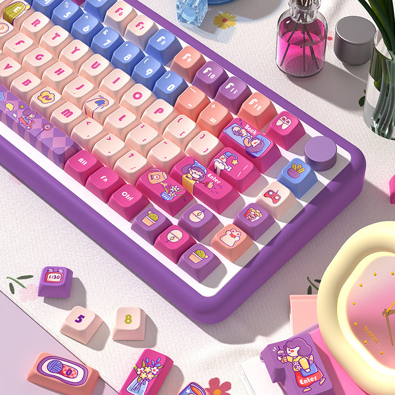 Weekends MDA Profile Dye Sub PBT Keycap Set