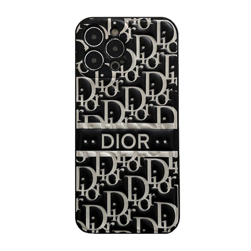 Luxury Blue CD Puffer iPhone Case