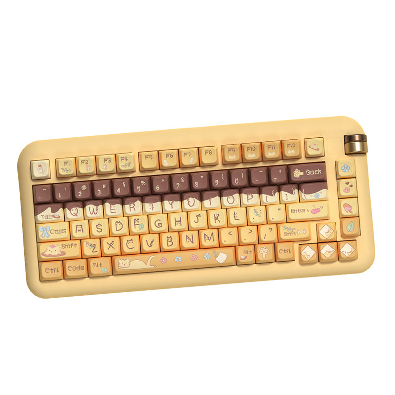 kitty Pudding MDA Profile Dye Sub PBT Anime Keycaps Set
